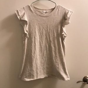 GAP ruffle sleeve tee